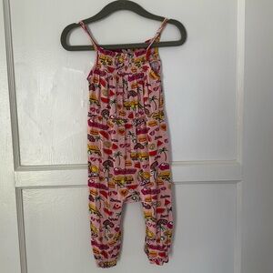 Posh peanut Barbie smocked romper size 6-12m